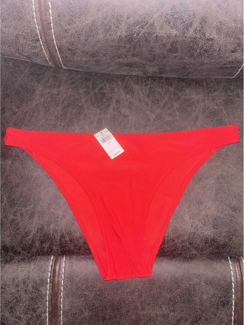 Aerie Cheeky Bikini Bottom Red Swim Bottom Women’s Medium NWT MSRP $19.95